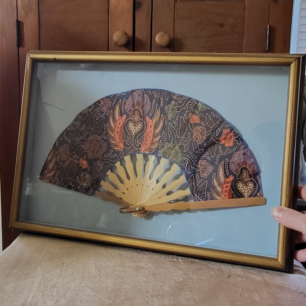Framed Decorative Fan Art